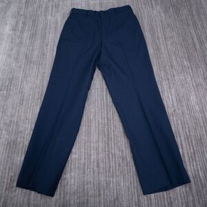 Defense Logistics Agency Navy Blue Dress Pants 33L Fit 31x31 Bremen-Bowdon Mens